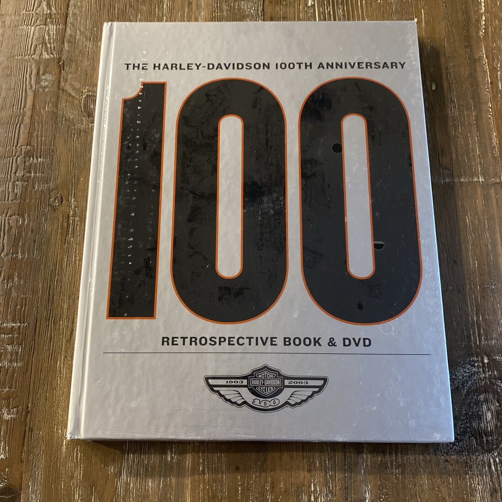 Harley Davidson 100th Anniversary Retrospective Book & DVD 1903-2003 NEW/SEALED