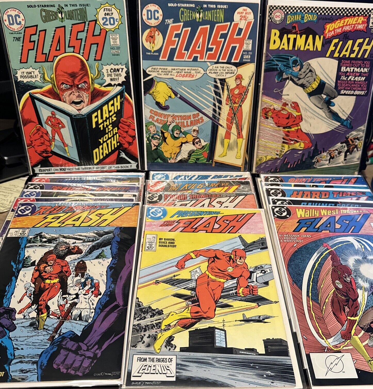 The Flash HUGE Comic Lot - Fastest Man Alive Brave Bold 1966, #1 + 1987 Run