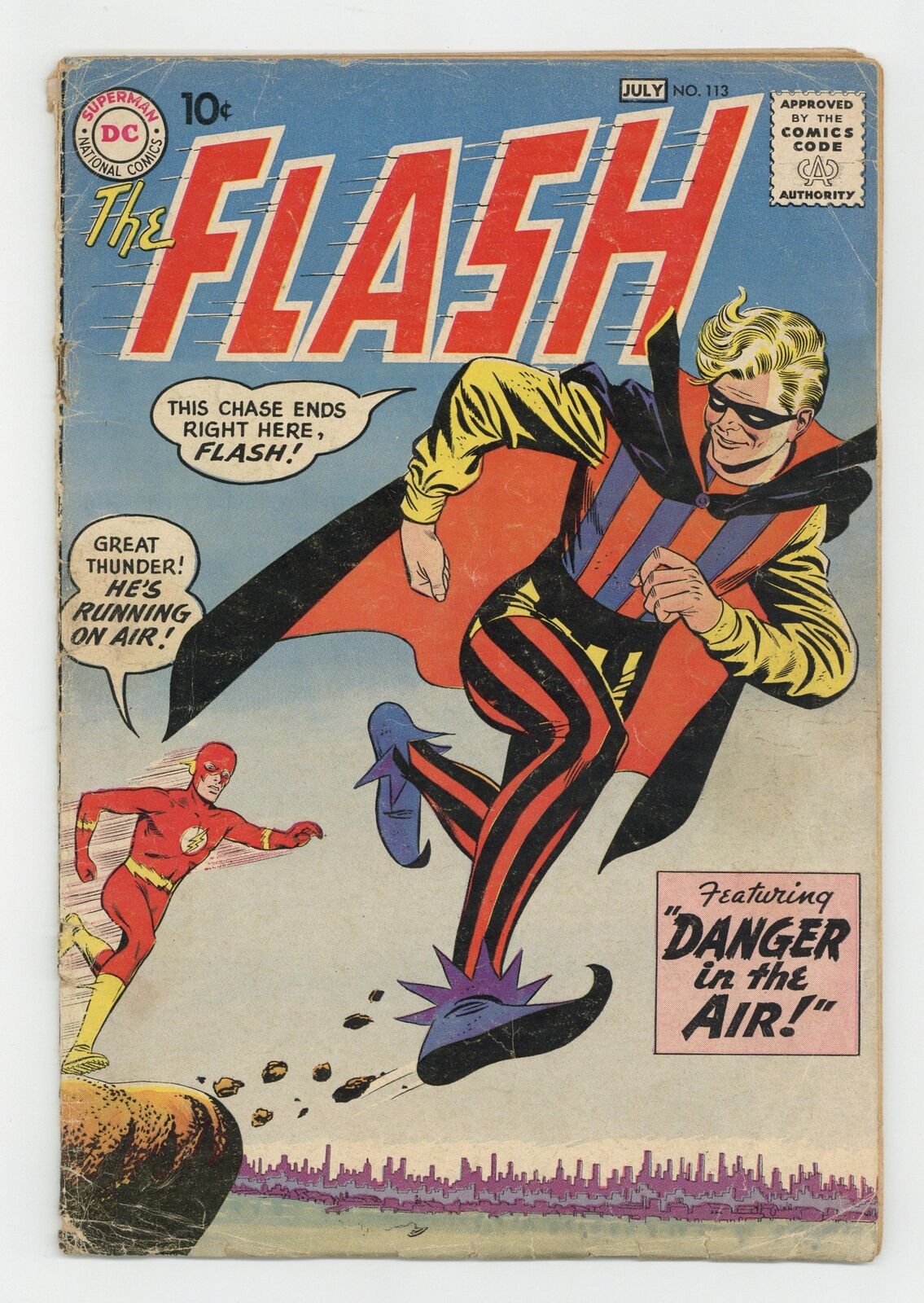 Flash #113 GD 2.0 1960 1st app. and origin Trickster