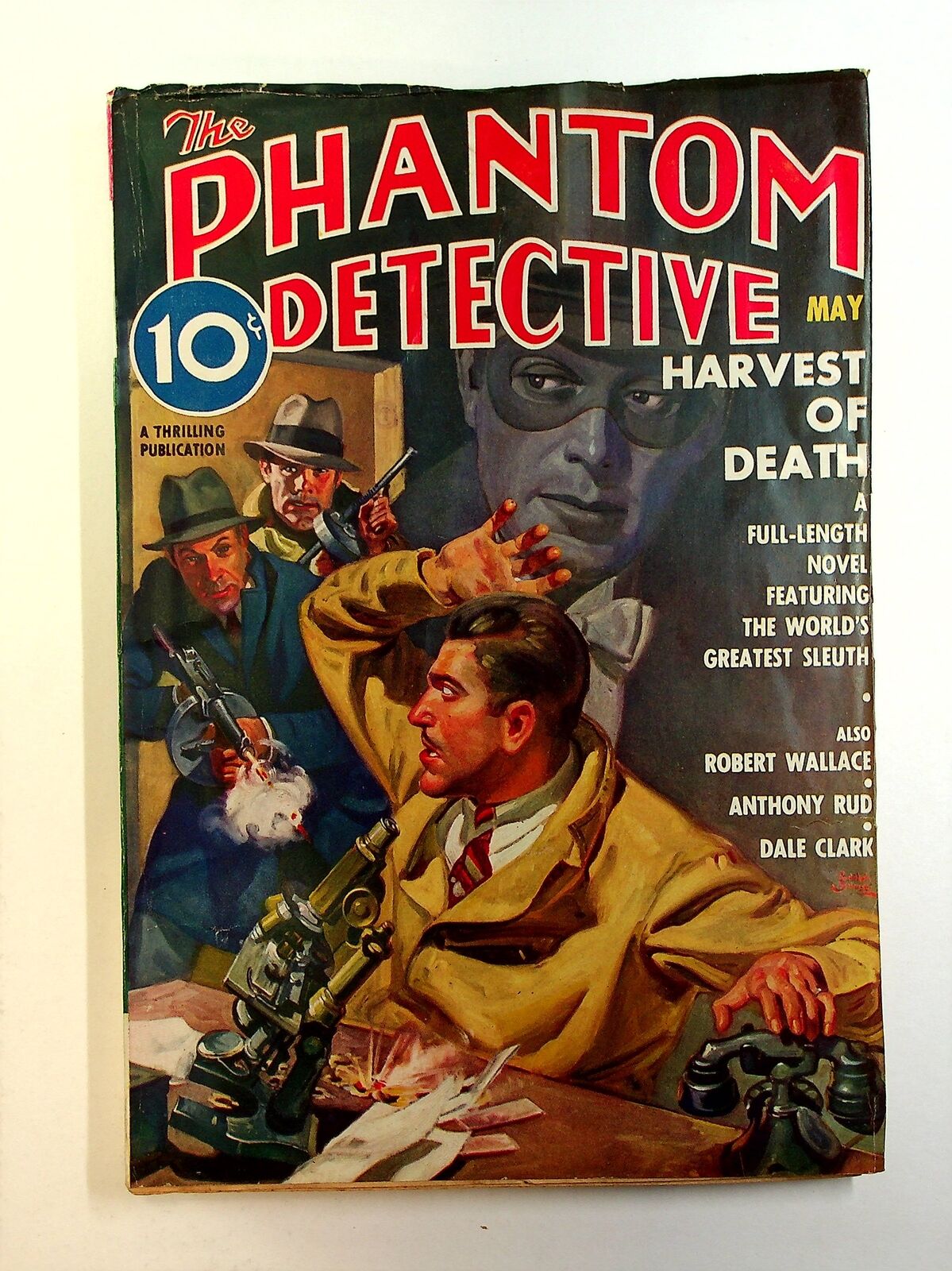 Phantom Detective Pulp May 1937 Vol. 19 #1 VG