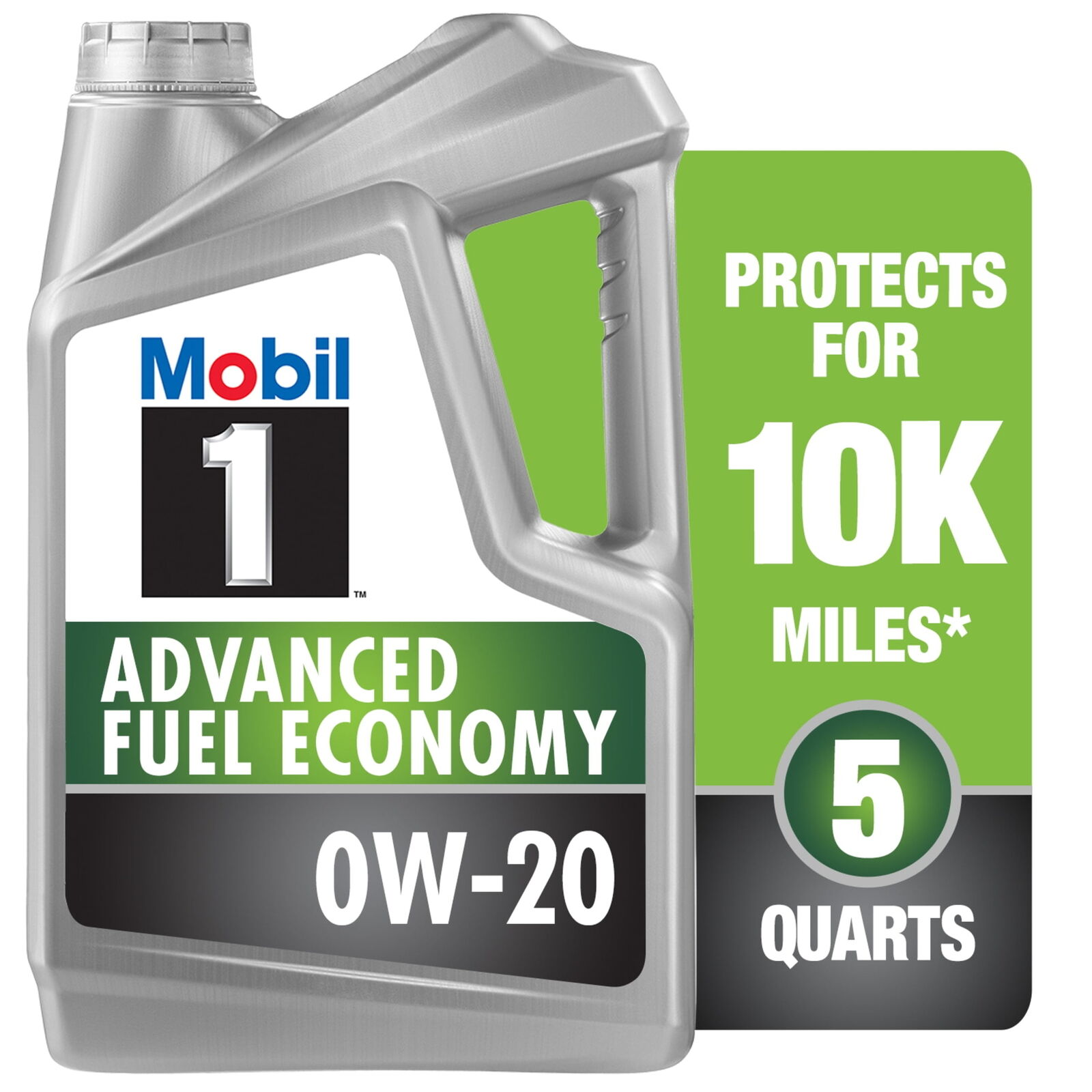 5 Quart Mobil 1 Advanced Fuel Economy Full Synthetic Motor Oil 0W-20, NEW