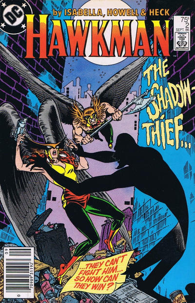 Hawkman (2nd Series) #2 (Newsstand) FN; DC | Shadow-Thief Hawkgirl - we combine