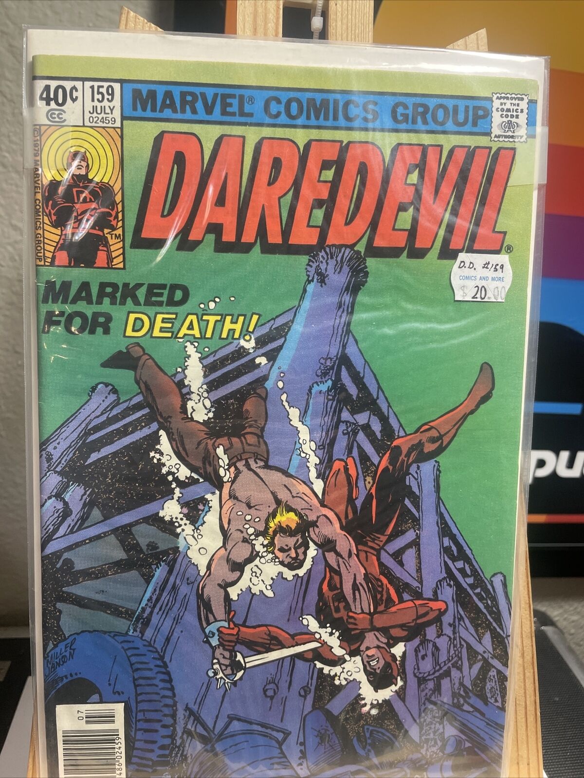 Daredevil #159 Newsstand Variant Frank Miller Marvel 1979
