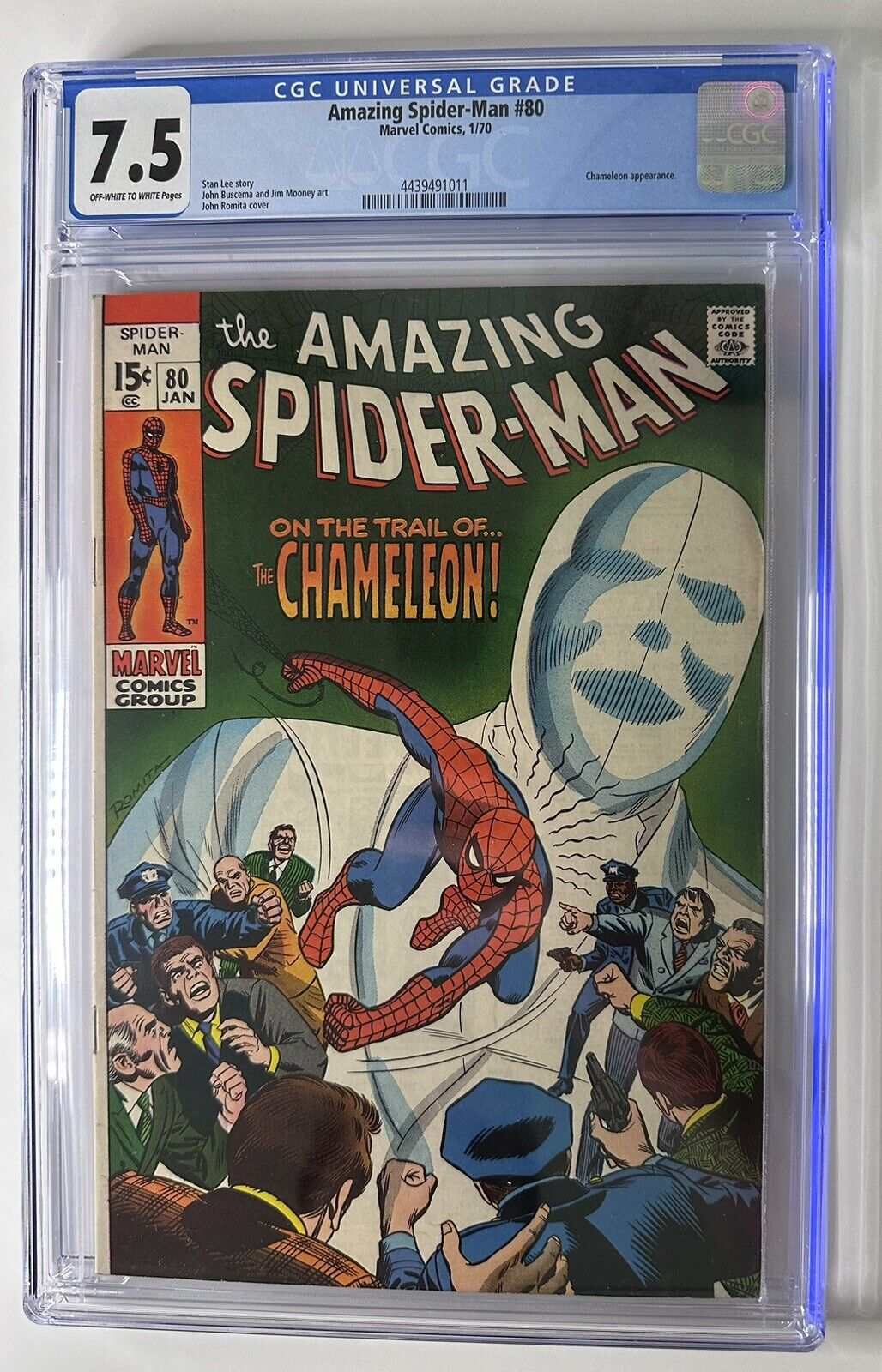 Amazing Spider-Man #80 Marvel Comics, 1/70 - CGC 7.5