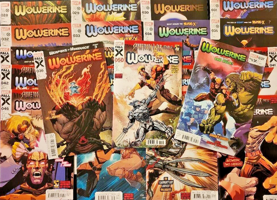 Wolverine #28-50 (Marvel, 2023) Lot of 22 NM Issues #36 1st Hellverine 