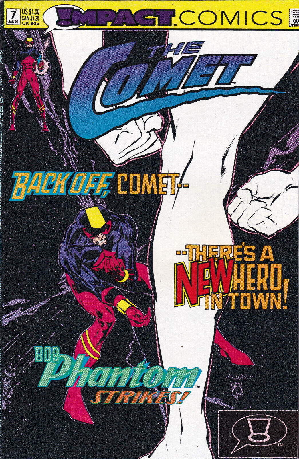 The Comet #7 Vol. 2 (1991-1992) Impact Comics Imprint of DC Comics,High Grade