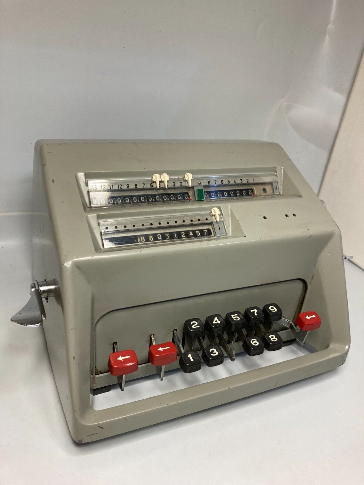 Vintage 1960's Facit Mechanical Calculator Model C1-13 - In Working Order