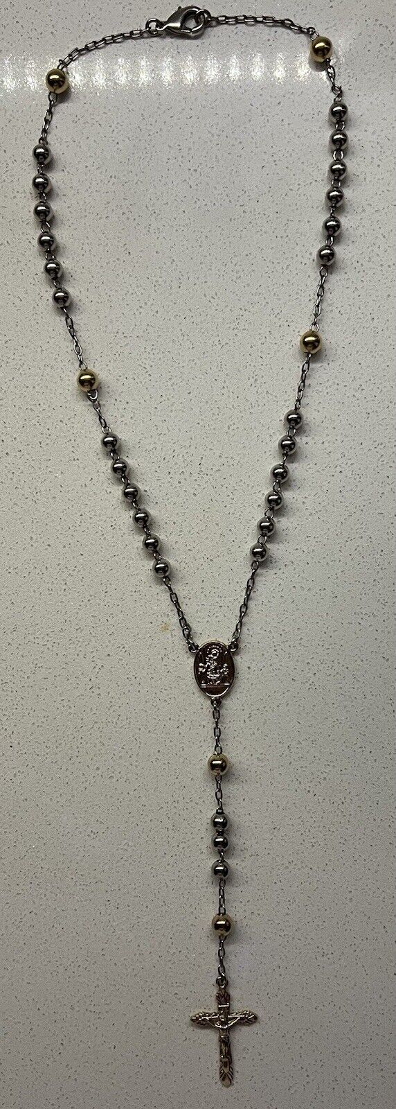 Dolce & Gabbana Gold Rosary Necklace