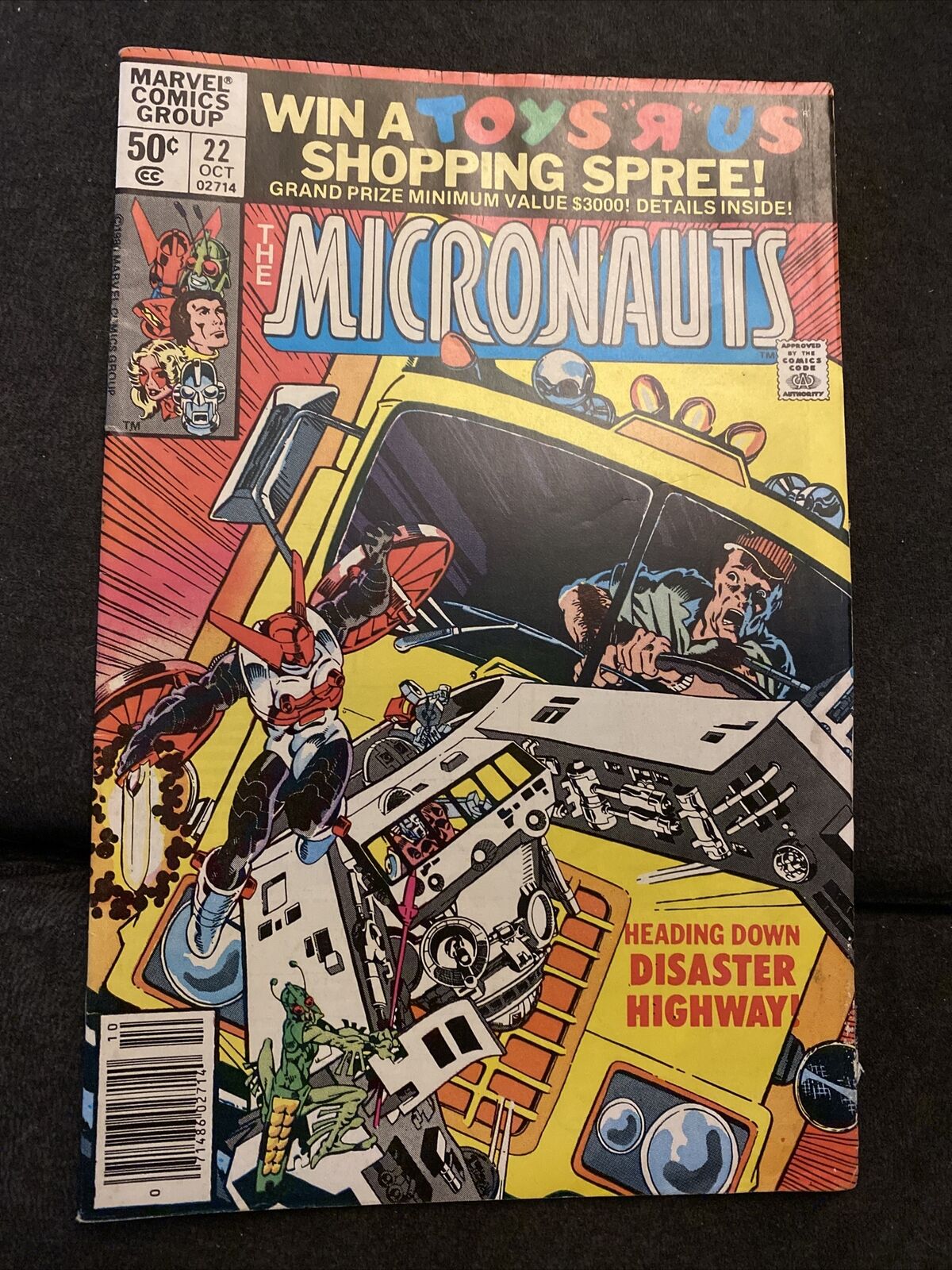 Micronauts #22;  Marvel Comics: 1980 damaged