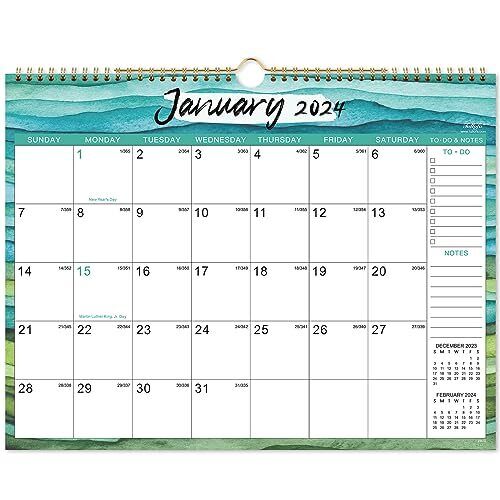 Calendar 2024 - Wall Calendar 2024, 12 Monthly Calendar 2024, 14.8\