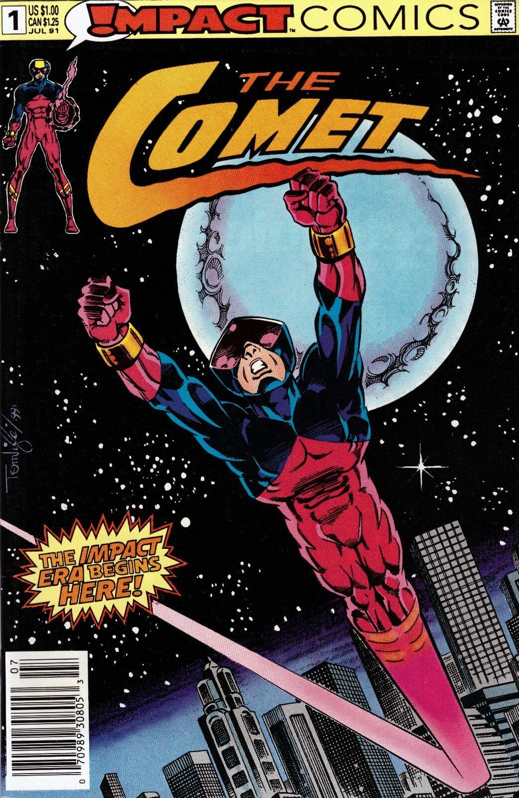 The Comet #1 Newsstand (1991-1992) DC Comics