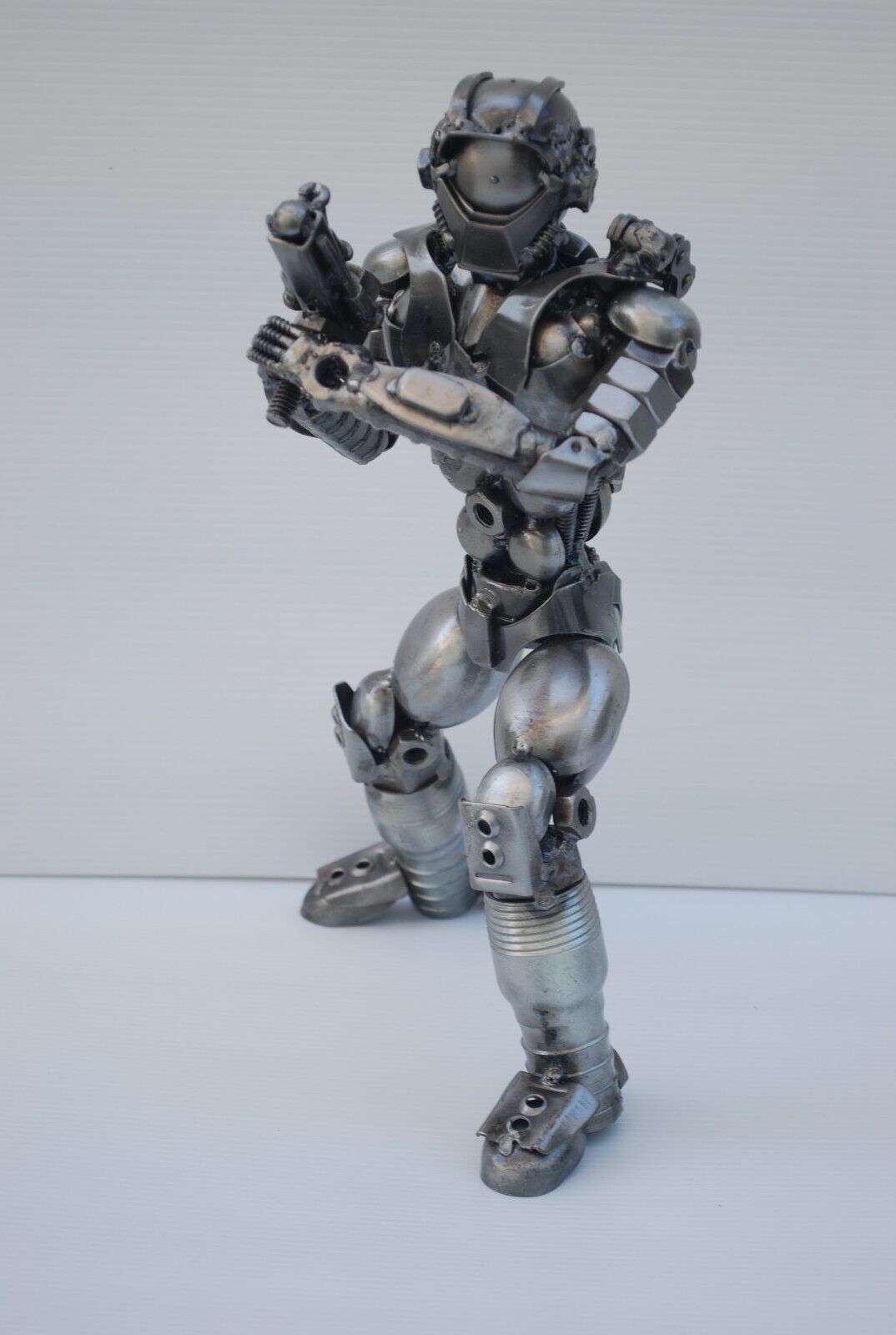 Halo Master Chief Recycled metal sculpture, Cool gift for dad, wow gift for him