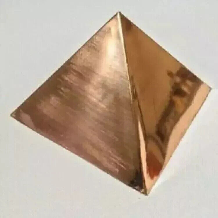 PLAIN Pyramid VASTU Copper Pyramid size 2x 2 inch tall  W/W