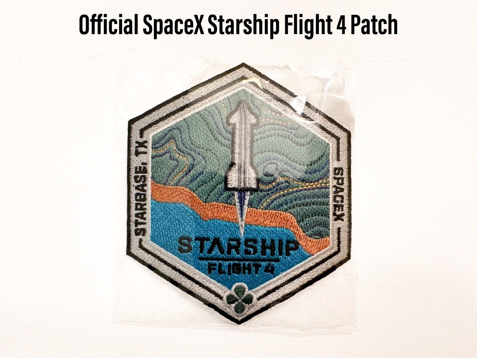 SpaceX Starship S29 IFT-4 Official Genuine Flight 4 Mission Patch RARE 6/6/24