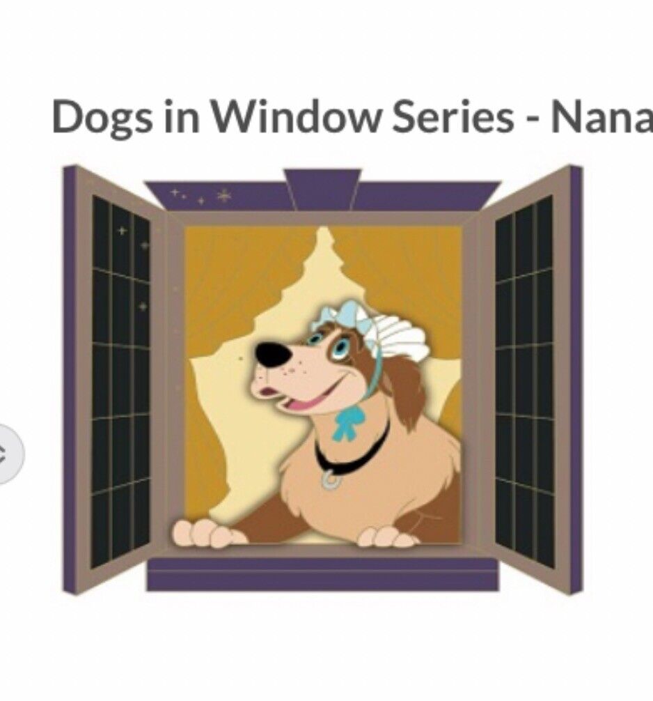 DSSH DSF Nana Peter Pan Dogs in Window Pin LE 400 PREORDER Confirmed