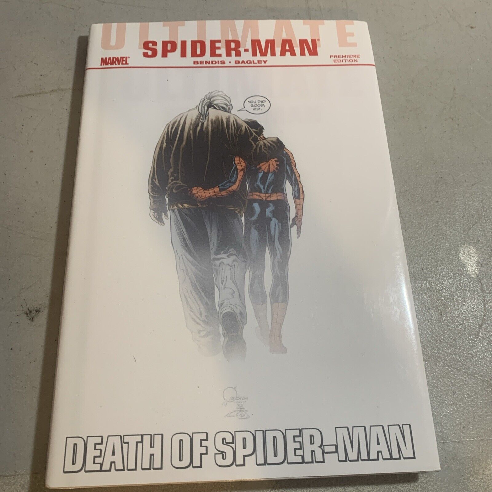 Ultimate Spider Man Death Of Spider Man Bendis Bagley Marvel Hardcover