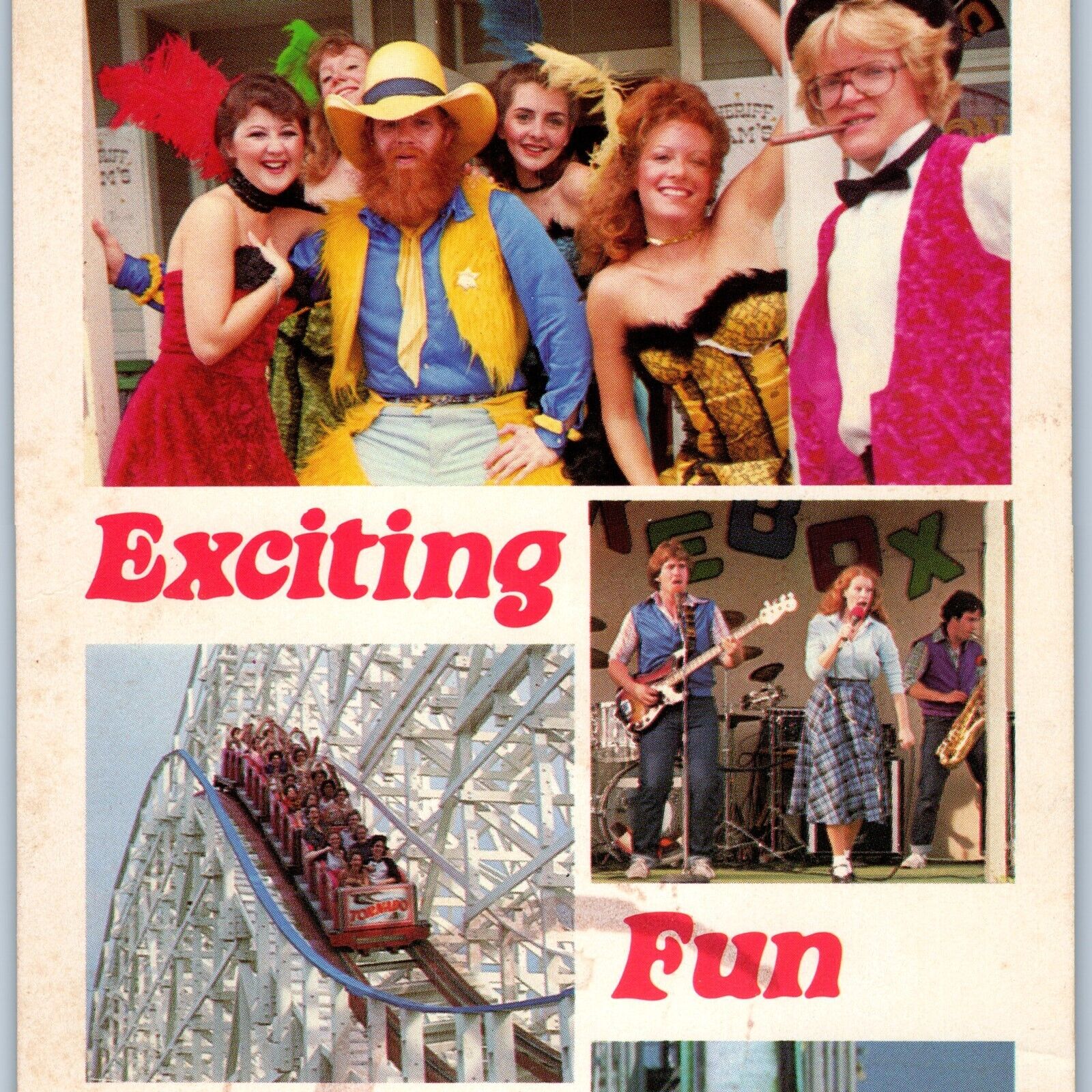 1981 Des Moines, IA Adventureland Advertising Brochure Card Amusement Park 3R