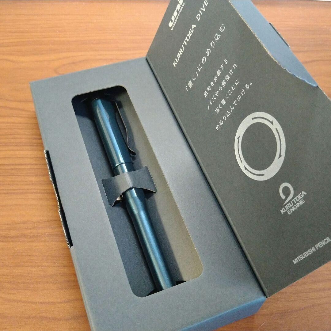 Uni Kuru Toga Dive Mechanical Pencil 0.5mm Abyss Blue Mitsubishi Pencil Japan