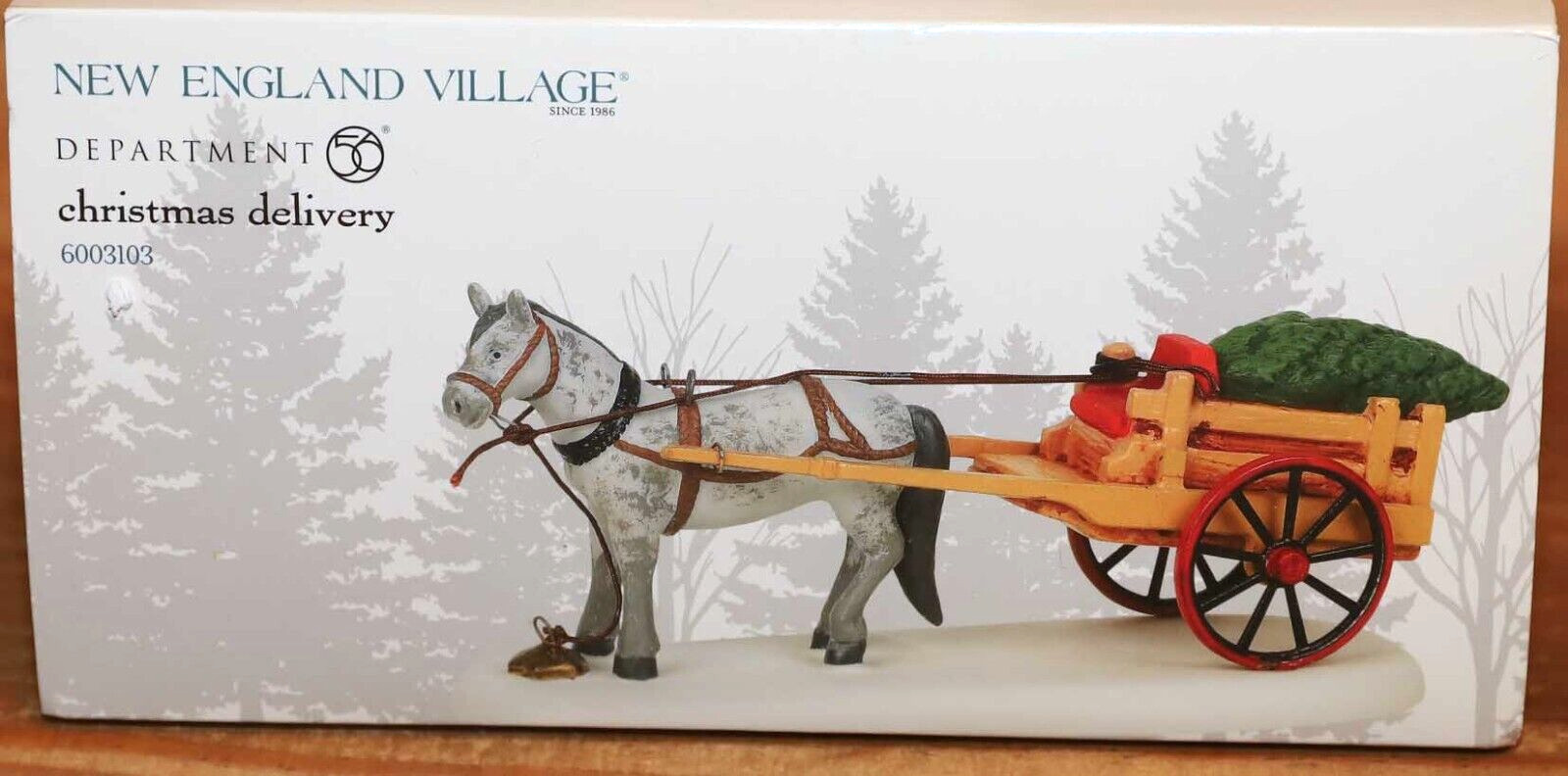 DEPT 56 CHRISTMAS DELIVERY 6003103 NEW ENGLAND VILLAGE CHRISTMAS
