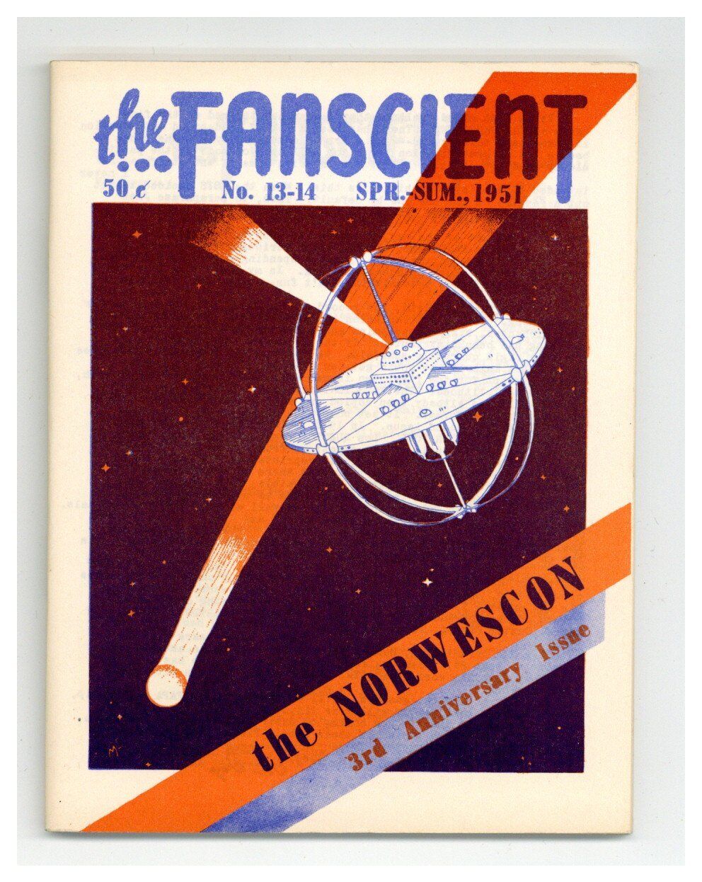 Fanscient Fanzine Sep 1951 #13/14 NM 9.4