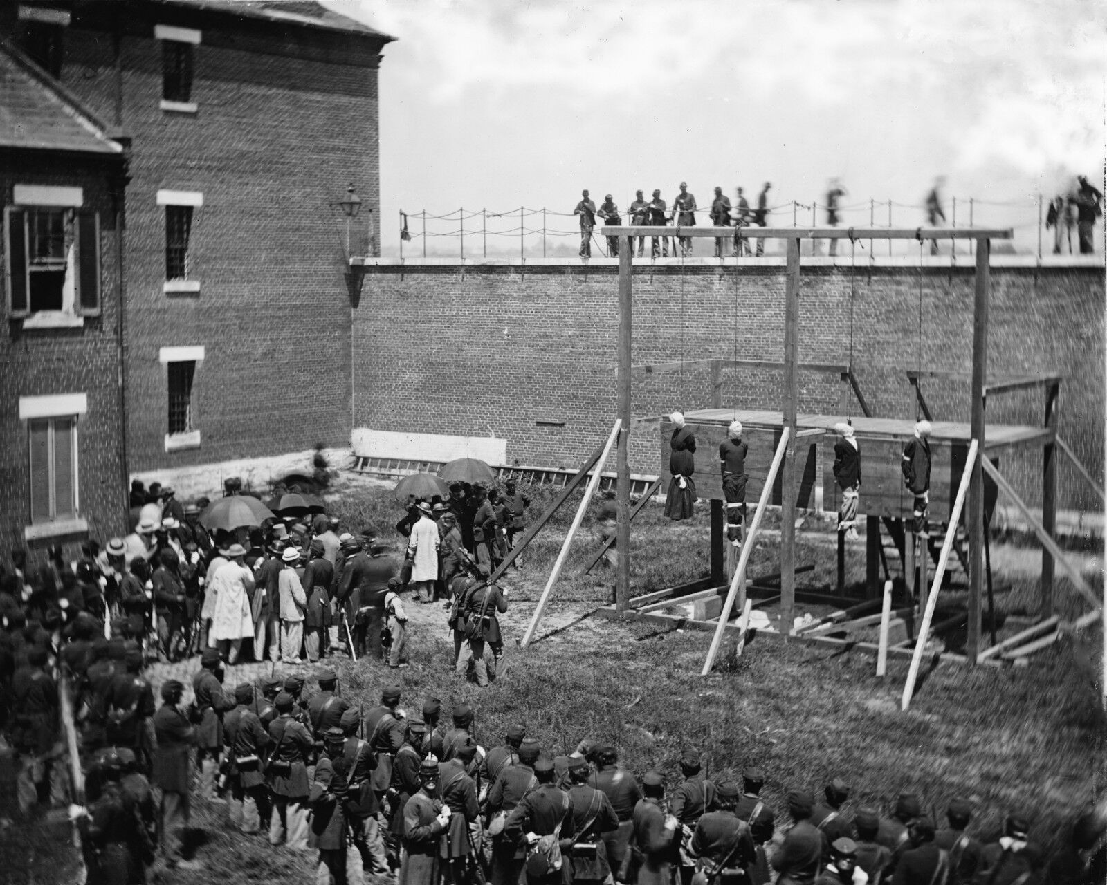 Abraham Lincoln Assassination Hanging Conspirators Hanged 8 x 10 Photo Picture