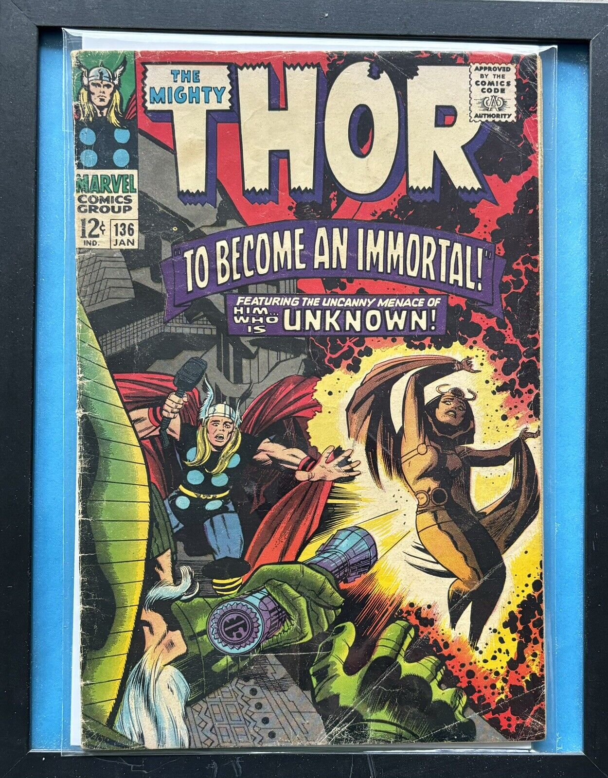 Thor 136 Marvel 1966 GD/2.0/1st Reintroduction Of Sif 😵‍💫