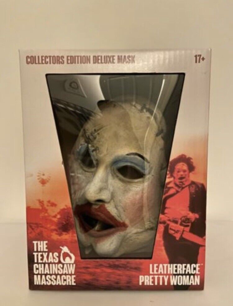 Rubies Deluxe Texas Chainsaw Massacre Pretty Woman Mask In Box NEVER OPENED 
