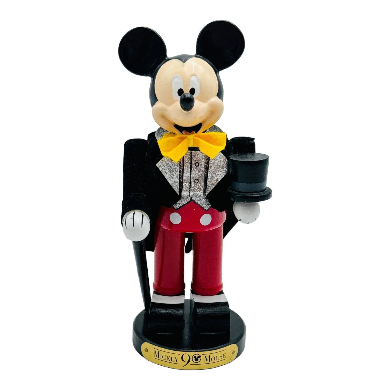 Kurt S. Adler Disney's Mickey Mouse 90th Birthday Wooden Nutcracker 10” Tall