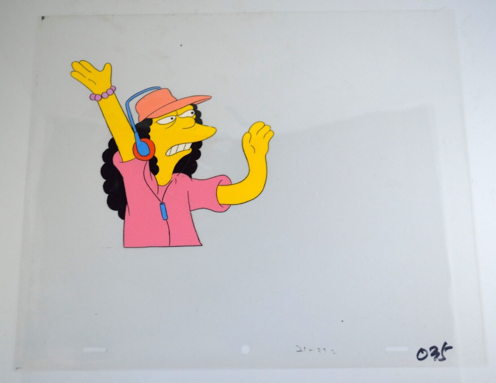 Simpsons Production Cels, Otto Man - 4 cel Sequence