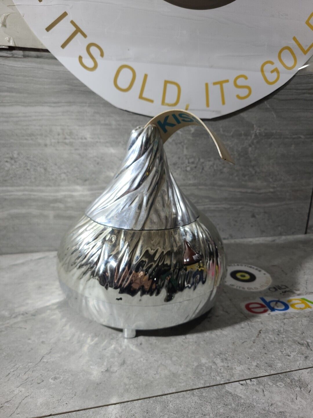 Hershey's KISS Electronic Singing Candy Dish Music Trinket Bowl Tested