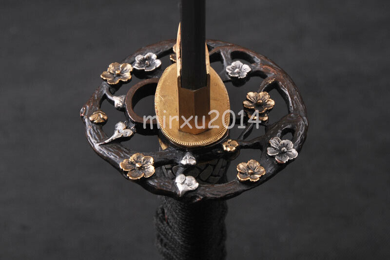 plum blossom High Grad Brass Tsuba For Japanese Katana Wakizashi Tanto Sword