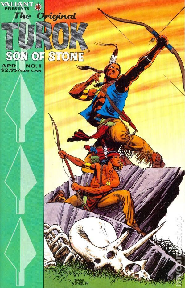 Original Turok Son of Stone #1 VF 8.0 1995 Stock Image