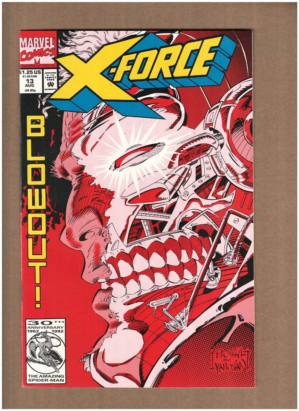 X-Force #13 Marvel Comics 1992 Cable & Domino NM- 9.2