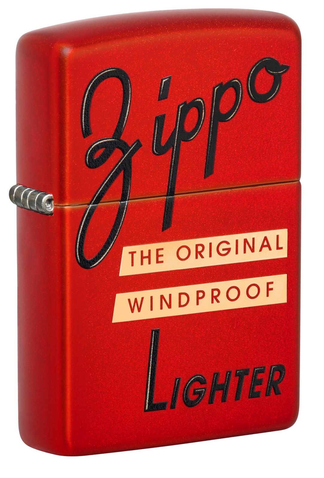 Zippo Zippo Red Box Top Design Metallic Red Windproof Lighter, 49475-088383