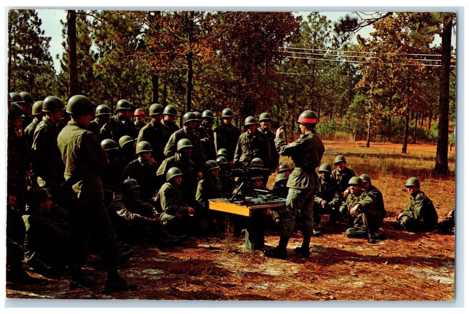 c1960\'s Field Training Instruction Weapon Fort Jackson South Carolina Postcard