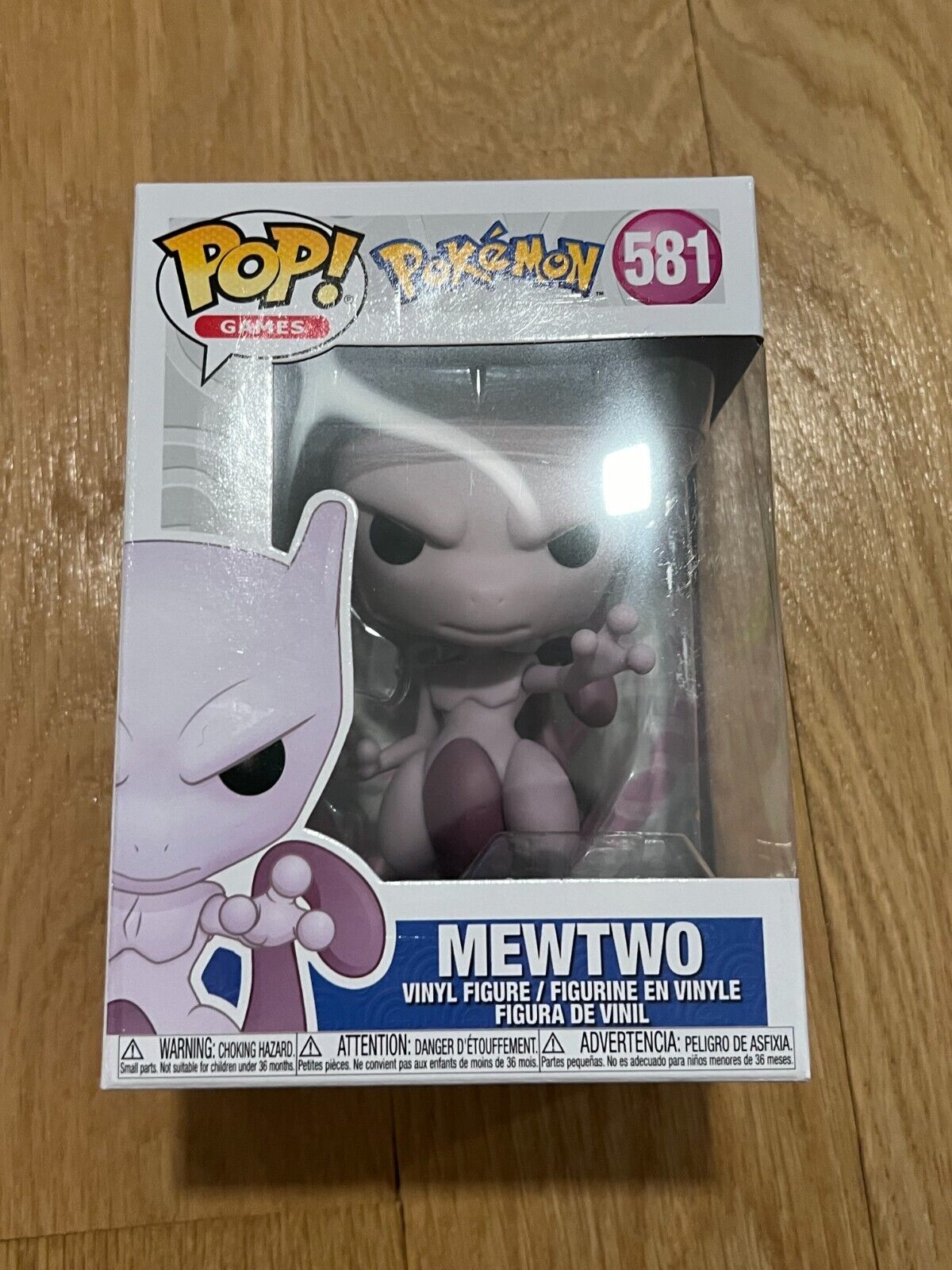 Funko Pop Vinyl: Pokémon - Mewtwo #581 Great Condition Box