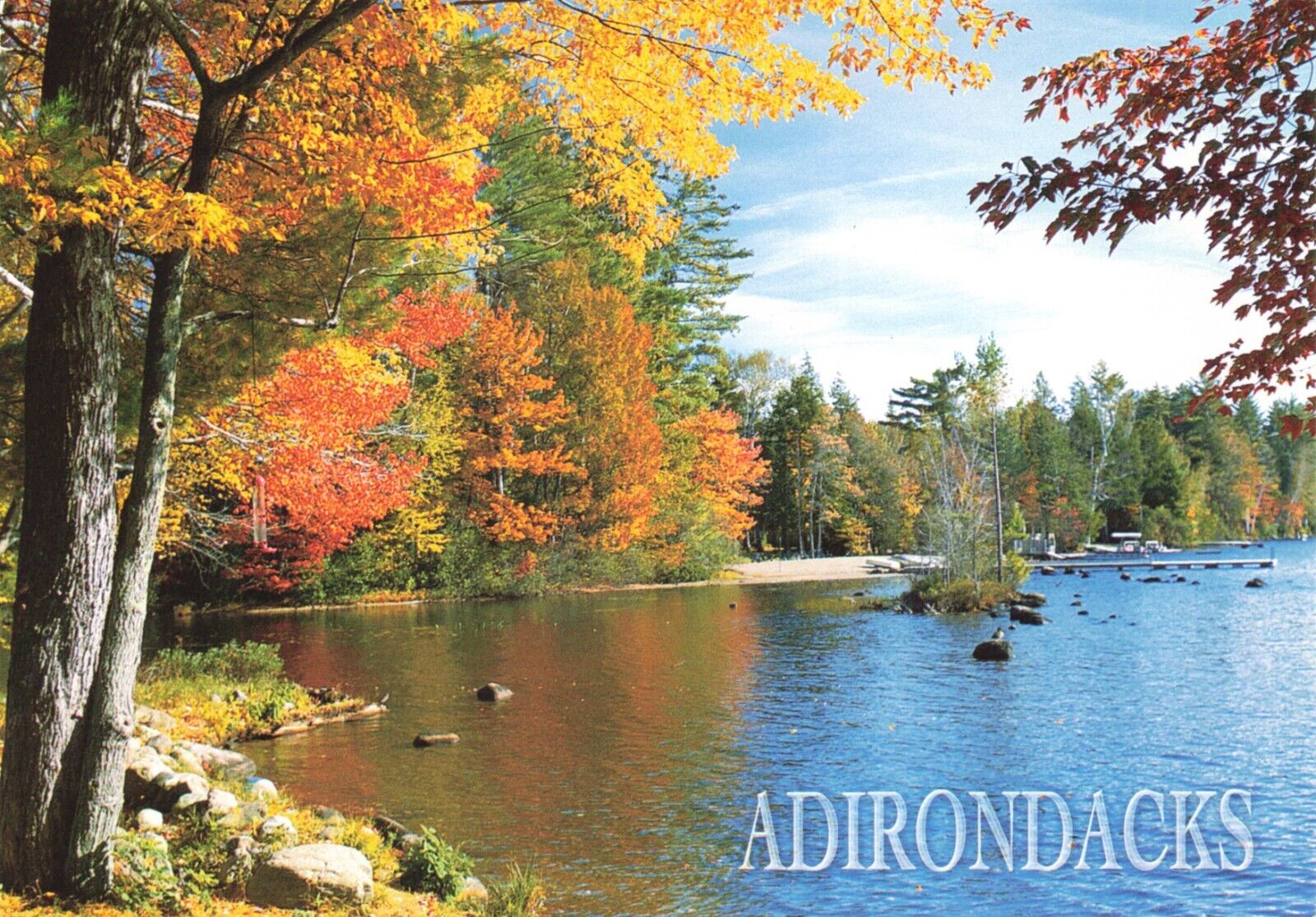 Postcard NY Adirondack Park Wilderness Wildlife Forest Streams Wetlands Mountain