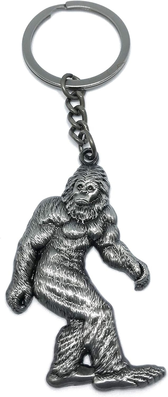 Bigfoot Keychain Pewter Sasquatch Yeti Bigfoot Gift Metal Key Chain Keychain Rin