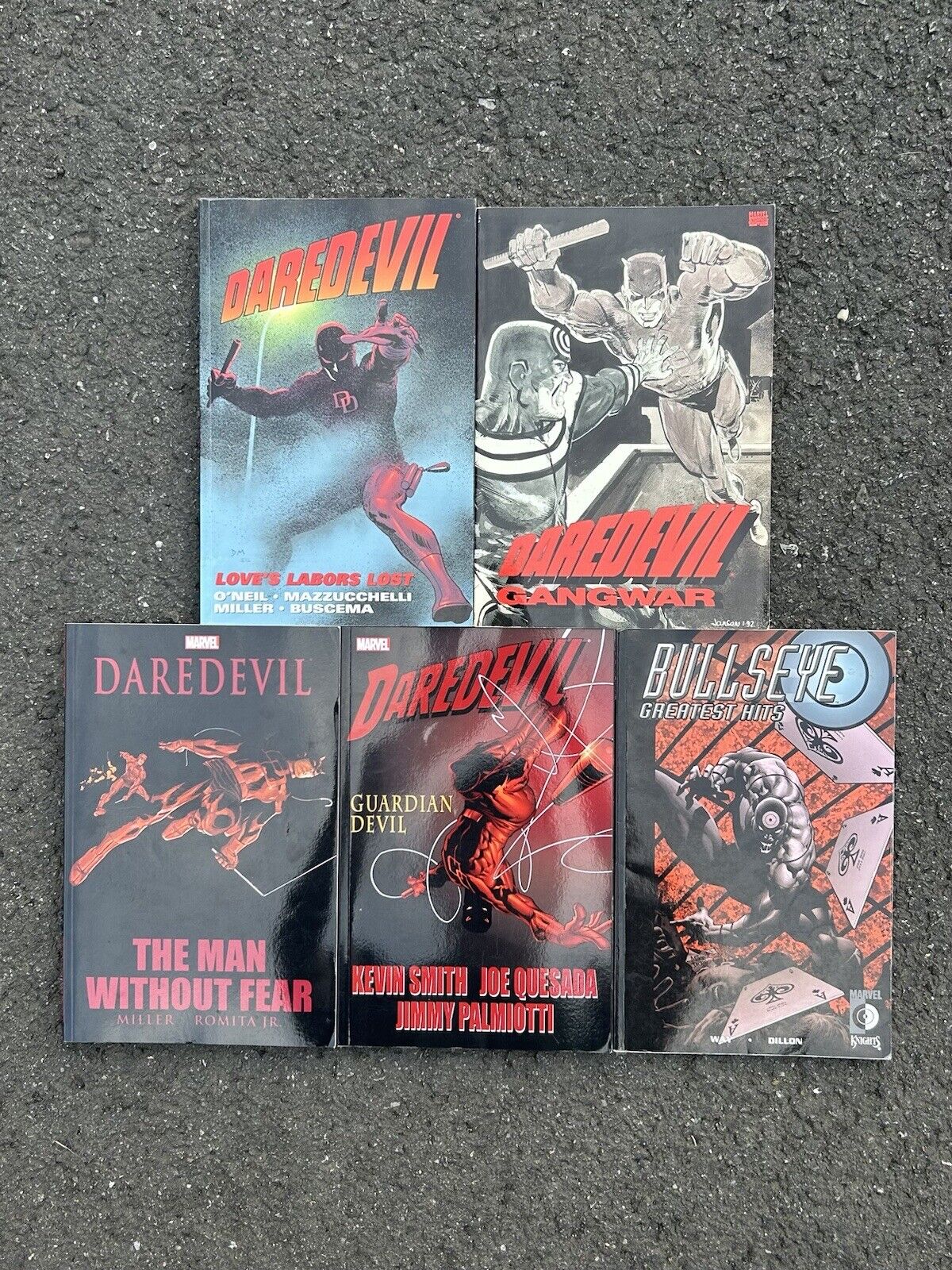 Daredevil TPB Lot of 5 Books Marvel Comics Graphic Novels