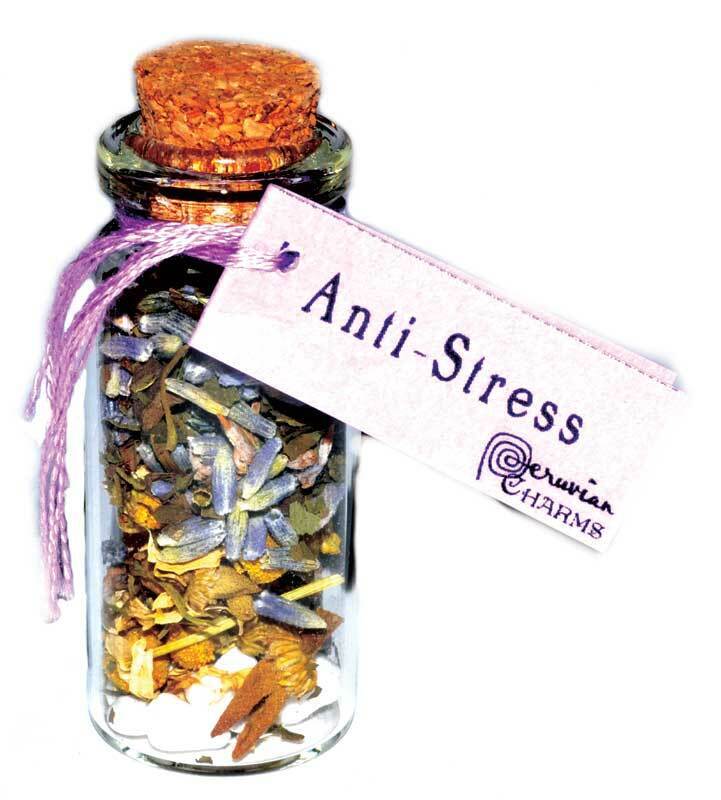 Peruvian Charms Anti-Stress Pre-Made Pocket Spell Bottle 2