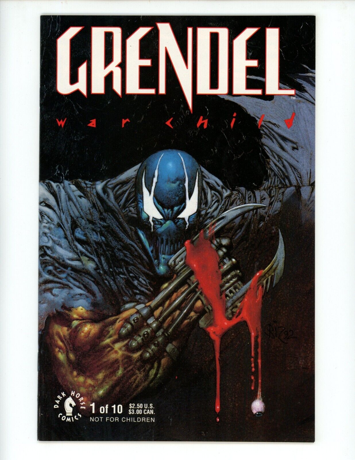 Grendel War Child #1 Comic Book 1992 VF+ Dark Horse Prime Comics
