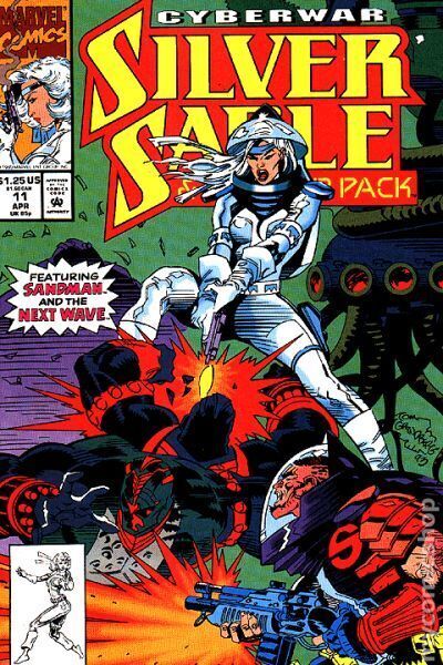 Silver Sable and the Wild Pack #11 FN 1993 Stock Image