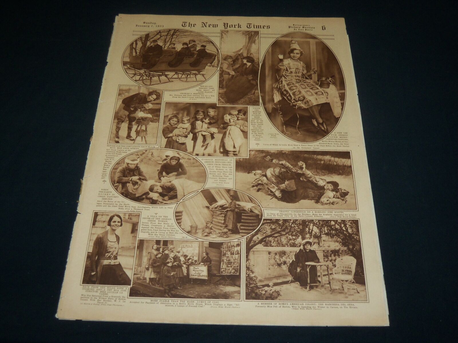 1914 NOVEMBER 15 NEW YORK TIMES ROTO PICTURE SECTION - GREAT PHOTOS - NT 9314