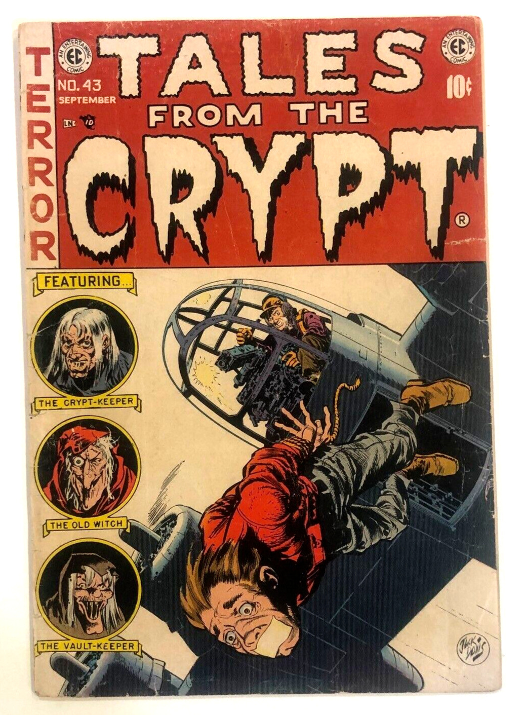 EC August 1954 Tales from the Crypt #43 Pre-Code HORROR Unrestored VG/F-