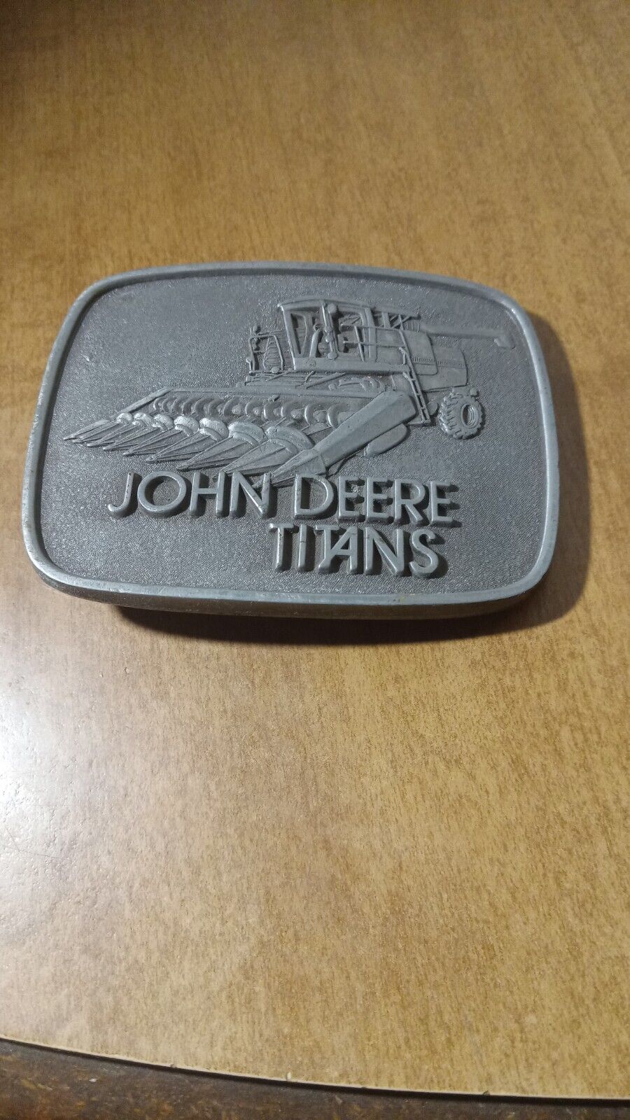 Vintage John Deere's Titans Metal Belt Buckle