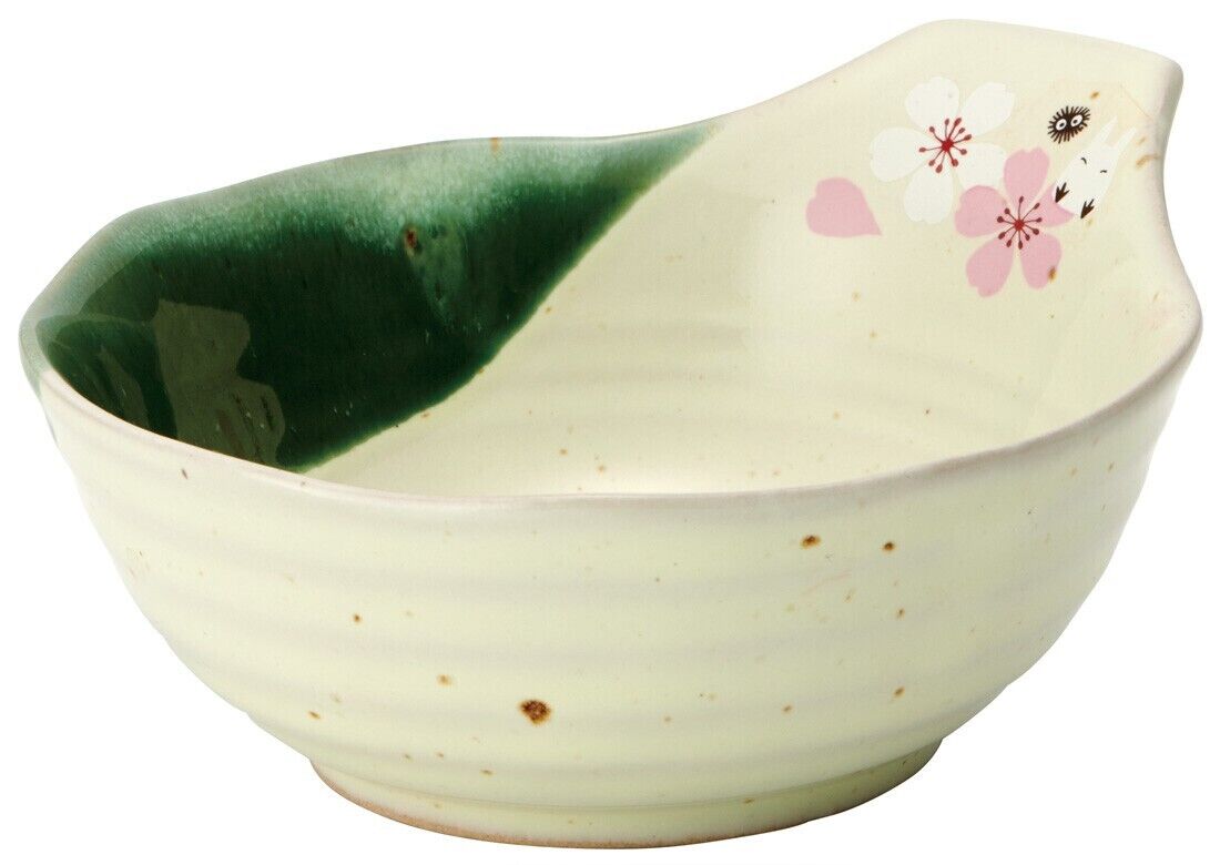 Skater Japan Tonsui Totoro Sakura Cherry Blossom Art Pottery Bowl NEW