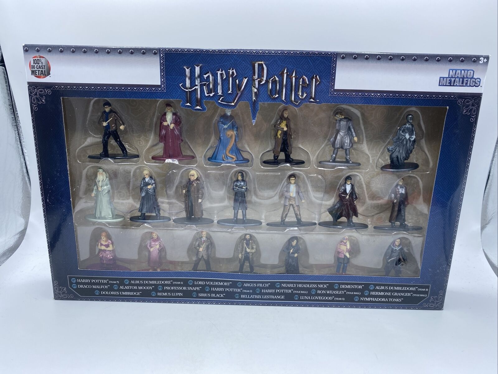 NEW Harry Potter Nano MetalFigs 20 Pack 100% Die Cast Metal Figures Jada Toys