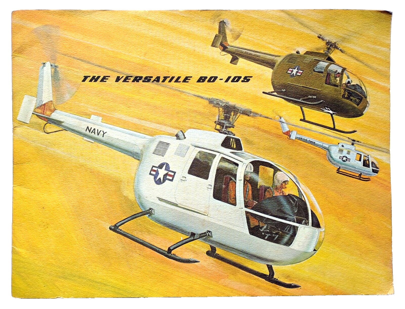 The Versatile BO-105 Boeing Helicopter Sales Brochure 1970