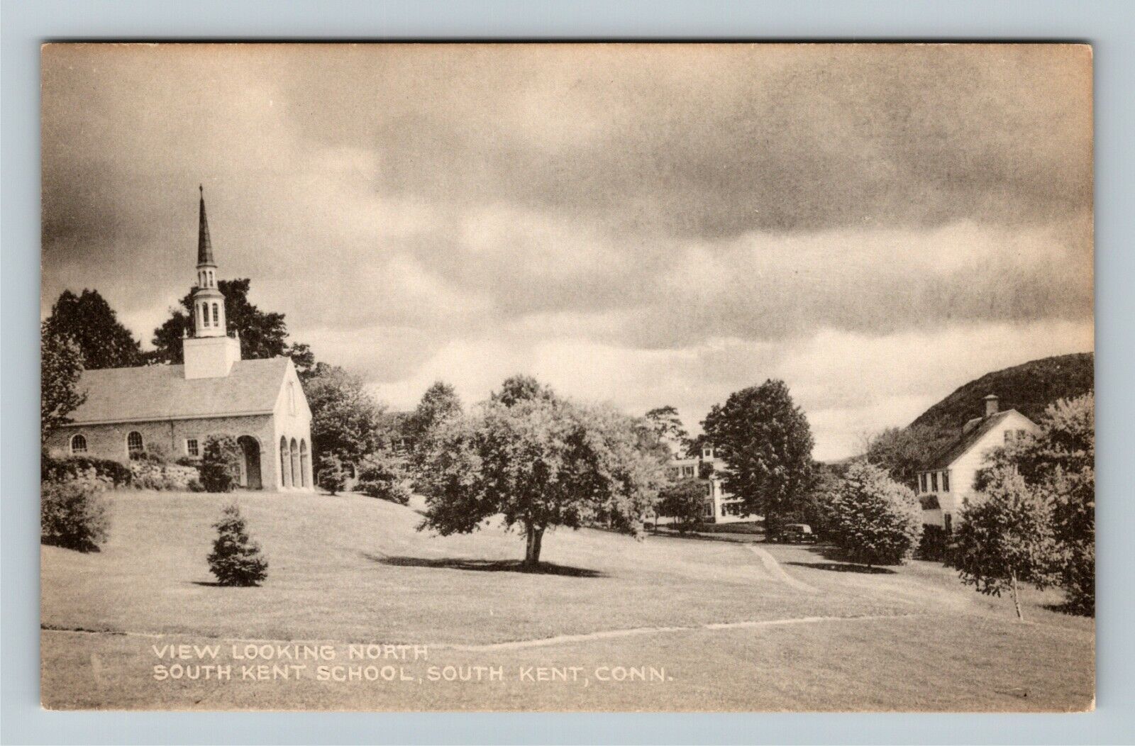 South Kent CT-Connecticut, South Kent School Vintage Souvenir Postcard
