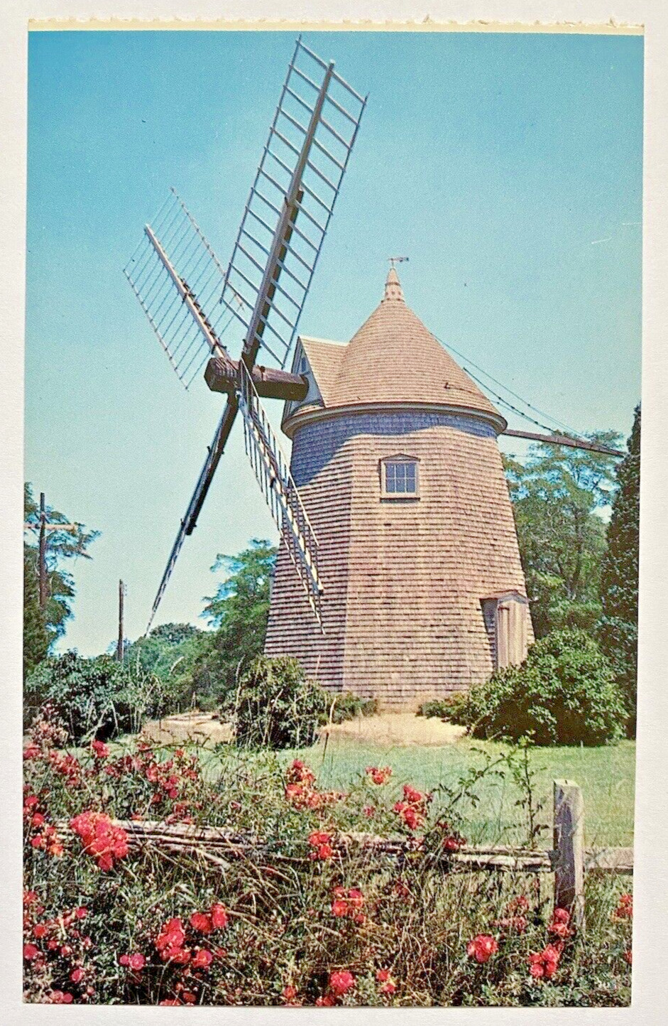 Eastham Windmill Oldest Mill on the Cape Cap Cod Massachusetts MA Postcard